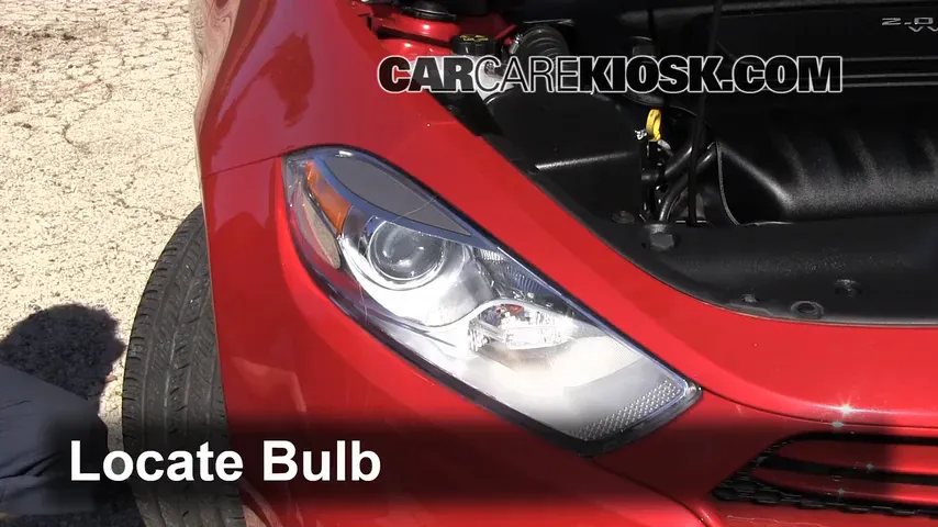 2013 Dodge Dart SXT 2.0L 4 Cyl. Lights Parking Light (replace bulb)